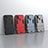 Silicone Matte Finish and Plastic Back Cover Case with Stand KC3 for Samsung Galaxy M21s