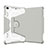 Silicone Matte Finish and Plastic Back Cover Case with Stand L05 for Apple iPad Mini 4