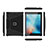 Silicone Matte Finish and Plastic Back Cover Case with Stand L05 for Apple New iPad 9.7 (2017)