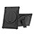 Silicone Matte Finish and Plastic Back Cover Case with Stand L09 for Apple iPad 10.2 (2020)