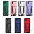 Silicone Matte Finish and Plastic Back Cover Case with Stand MQ1 for Samsung Galaxy M01 Core