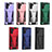 Silicone Matte Finish and Plastic Back Cover Case with Stand MQ1 for Samsung Galaxy Note 10 5G