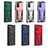 Silicone Matte Finish and Plastic Back Cover Case with Stand MQ1 for Samsung Galaxy Note 20 5G