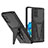 Silicone Matte Finish and Plastic Back Cover Case with Stand MQ1 for Samsung Galaxy S20 Plus 5G