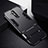 Silicone Matte Finish and Plastic Back Cover Case with Stand R01 for Huawei Mate 20 Lite Black
