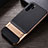 Silicone Matte Finish and Plastic Back Cover Case with Stand R01 for Huawei P30 Pro Gold