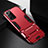 Silicone Matte Finish and Plastic Back Cover Case with Stand R01 for Samsung Galaxy Note 20 Ultra 5G