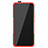 Silicone Matte Finish and Plastic Back Cover Case with Stand R02 for Xiaomi Redmi K30 Pro Zoom