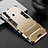 Silicone Matte Finish and Plastic Back Cover Case with Stand R02 for Xiaomi Redmi Note 8