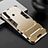 Silicone Matte Finish and Plastic Back Cover Case with Stand R02 for Xiaomi Redmi Note 8T