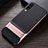 Silicone Matte Finish and Plastic Back Cover Case with Stand R03 for Samsung Galaxy A90 5G