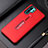 Silicone Matte Finish and Plastic Back Cover Case with Stand T01 for Huawei P30 Pro