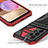 Silicone Matte Finish and Plastic Back Cover Case with Stand YF1 for Samsung Galaxy A33 5G