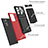 Silicone Matte Finish and Plastic Back Cover Case with Stand YF1 for Samsung Galaxy Note 20 Ultra 5G
