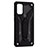 Silicone Matte Finish and Plastic Back Cover Case with Stand YF1 for Samsung Galaxy S20