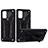 Silicone Matte Finish and Plastic Back Cover Case with Stand YF1 for Samsung Galaxy S20