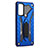 Silicone Matte Finish and Plastic Back Cover Case with Stand YF2 for Samsung Galaxy S20 Lite 5G