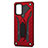 Silicone Matte Finish and Plastic Back Cover Case with Stand YF2 for Samsung Galaxy S20 Plus 5G