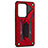 Silicone Matte Finish and Plastic Back Cover Case with Stand YF2 for Samsung Galaxy S20 Ultra 5G