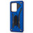Silicone Matte Finish and Plastic Back Cover Case with Stand YF2 for Samsung Galaxy S20 Ultra