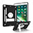 Silicone Matte Finish and Plastic Back Cover Case with Stand YJ1 for Apple iPad 10.2 (2020)