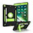 Silicone Matte Finish and Plastic Back Cover Case with Stand YJ1 for Apple iPad 10.2 (2020)