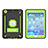 Silicone Matte Finish and Plastic Back Cover Case with Stand YJ2 for Apple iPad Mini