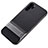 Silicone Matte Finish and Plastic Back Cover Case with Stand Z01 for Huawei P30 Pro Gray