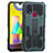 Silicone Matte Finish and Plastic Back Cover Case with Stand ZJ1 for Samsung Galaxy M31 Prime Edition