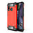 Silicone Matte Finish and Plastic Back Cover Case WL1 for Samsung Galaxy A70E Red