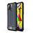 Silicone Matte Finish and Plastic Back Cover Case WL1 for Samsung Galaxy M21s