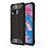 Silicone Matte Finish and Plastic Back Cover Case WL1 for Samsung Galaxy M30 Black