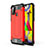 Silicone Matte Finish and Plastic Back Cover Case WL1 for Samsung Galaxy M31 Prime Edition Red