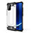 Silicone Matte Finish and Plastic Back Cover Case WL1 for Samsung Galaxy S10 Lite Silver