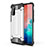 Silicone Matte Finish and Plastic Back Cover Case WL1 for Samsung Galaxy S20 5G Silver