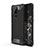 Silicone Matte Finish and Plastic Back Cover Case WL1 for Samsung Galaxy S20 Ultra 5G Black