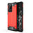 Silicone Matte Finish and Plastic Back Cover Case WL1 for Samsung Galaxy S20 Ultra 5G Red