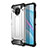 Silicone Matte Finish and Plastic Back Cover Case WL1 for Xiaomi Mi 10i 5G Silver