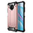 Silicone Matte Finish and Plastic Back Cover Case WL1 for Xiaomi Mi 10T Lite 5G Rose Gold