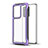 Silicone Matte Finish and Plastic Back Cover Case YF1 for Samsung Galaxy S20 Plus 5G Purple