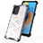 Silicone Transparent Frame Case Cover 360 Degrees AM1 for Oppo A95 4G