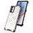 Silicone Transparent Frame Case Cover 360 Degrees AM1 for Oppo K9 Pro 5G