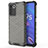 Silicone Transparent Frame Case Cover 360 Degrees AM1 for Oppo K9S 5G Black