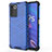 Silicone Transparent Frame Case Cover 360 Degrees AM1 for Oppo K9S 5G Blue