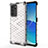 Silicone Transparent Frame Case Cover 360 Degrees AM1 for Oppo Reno6 Pro 5G India White