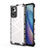 Silicone Transparent Frame Case Cover 360 Degrees AM1 for Oppo Reno7 5G