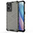 Silicone Transparent Frame Case Cover 360 Degrees AM1 for Oppo Reno7 Pro 5G