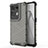 Silicone Transparent Frame Case Cover 360 Degrees AM1 for Oppo Reno8 Pro+ Plus 5G