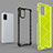 Silicone Transparent Frame Case Cover 360 Degrees AM1 for Samsung Galaxy A31