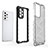 Silicone Transparent Frame Case Cover 360 Degrees AM1 for Samsung Galaxy A33 5G